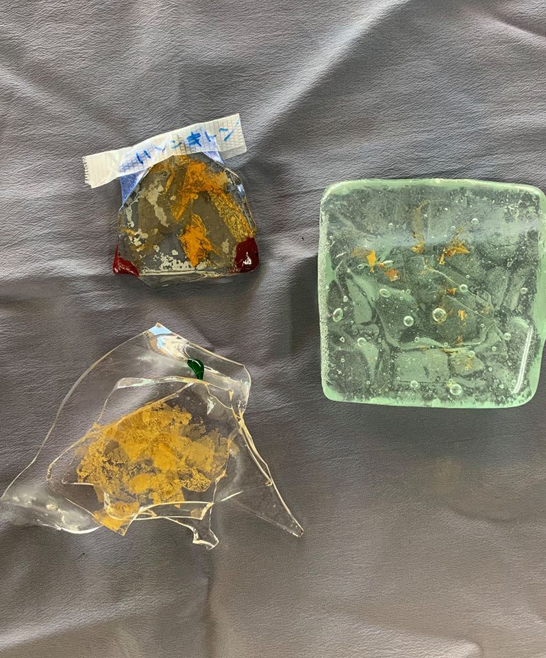 ガラスのワークショップ（ケルンワワーク/ペーパーウエイト）要材料費　2-3時間